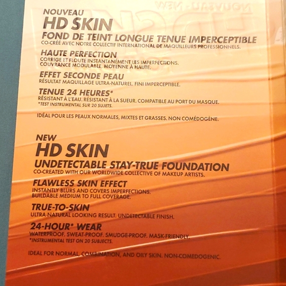 Makeup Forever HD Skin Foundation sample card - Picture 2 of 4